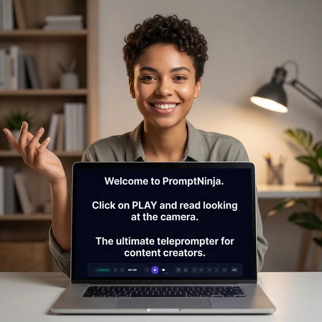 Multiple monitors displaying PromptNinja interface