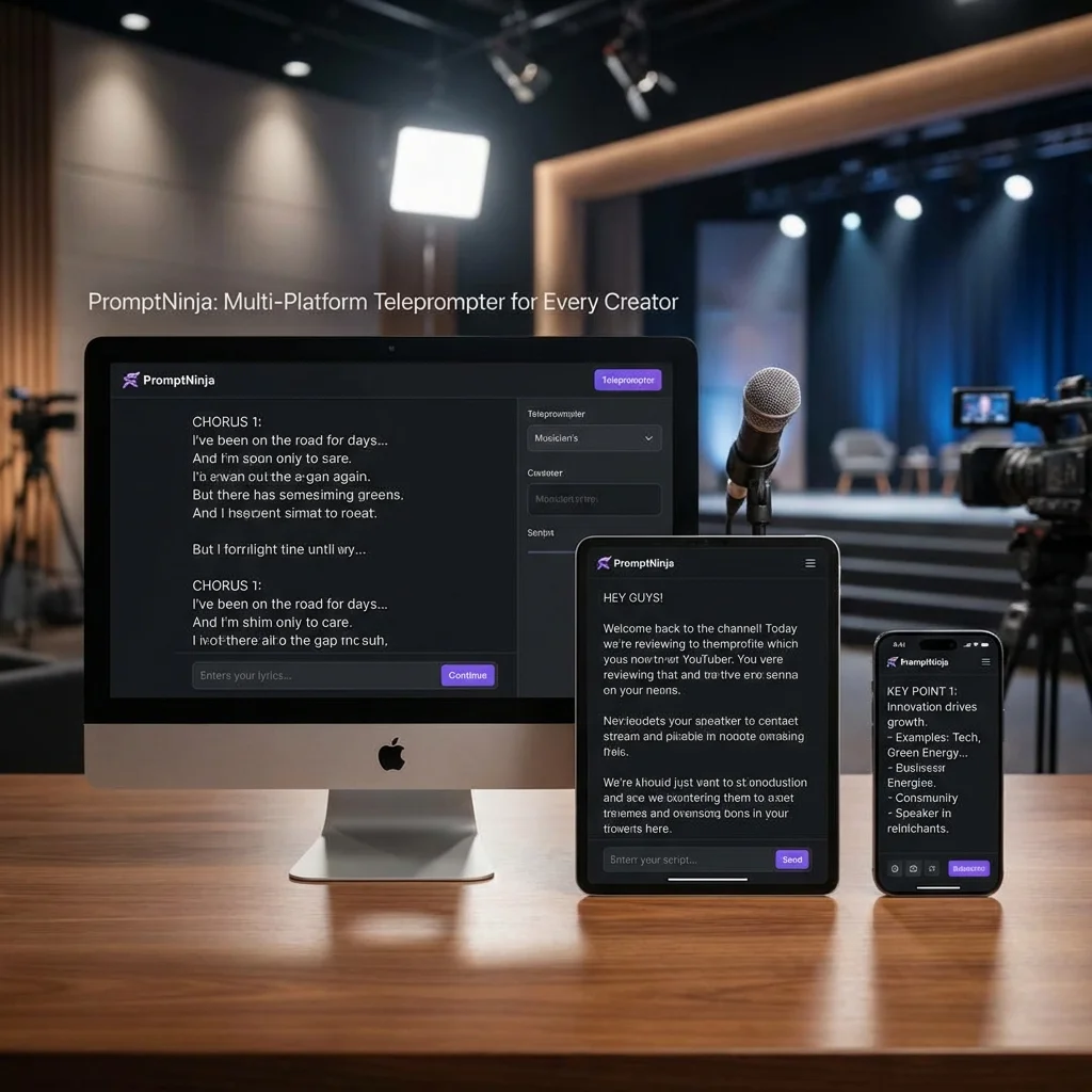 PromptNinja running on multiple synchronized devices